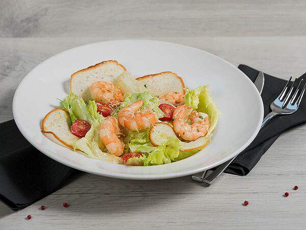 #megapolisbar People's - Салат Цезарь с креветками