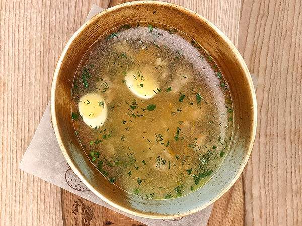 Голый Повар - Куриный бульон с домашней лапшой