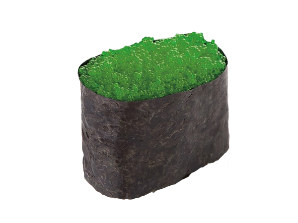 Автосуши Автопицца - Гункан с зелёной икрой тобико