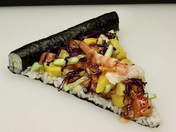 Слонабысъел - Суши-пицца с форелью