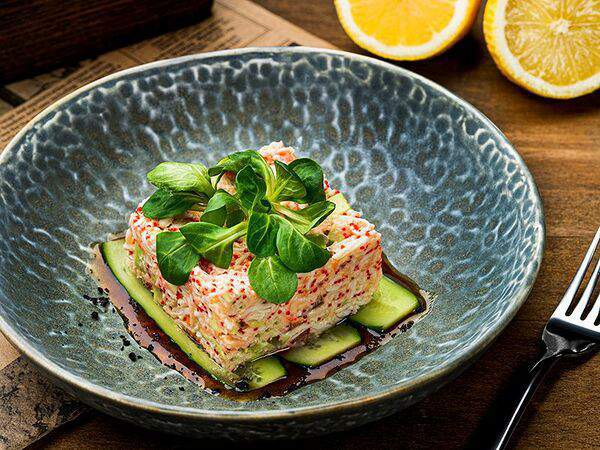 Рыбная мануфактура №1 - Крабовый салат с соусом унаги