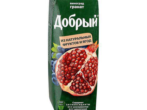 Лесная сказка - Сок Добрый гранат и винoград