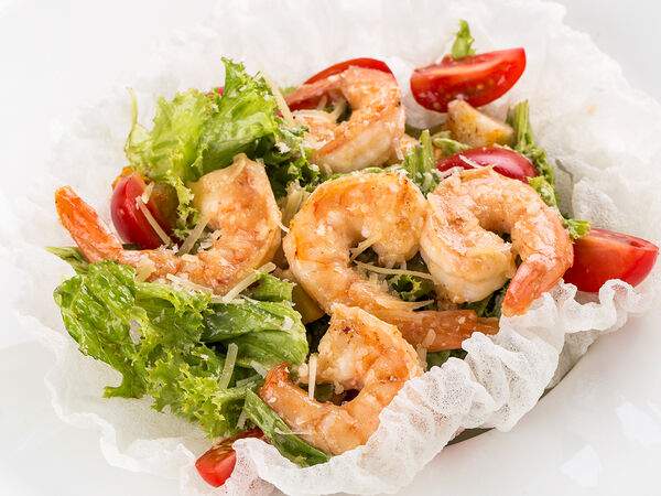 La Bistecca - Инсалата Чезаре Кон Гамбери