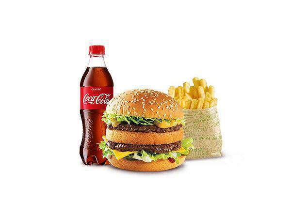 Hesburger - Большой комбо с Хесбургером