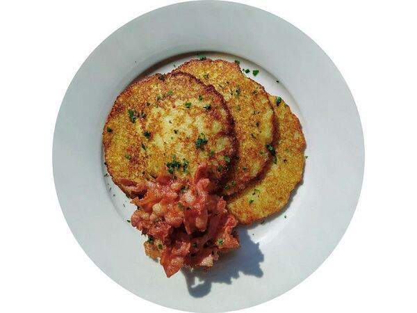 ILunch - Драники с беконом и сметаной