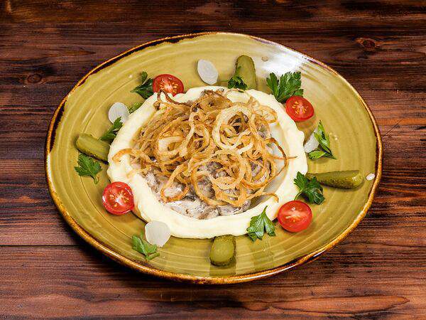 Трактир Колесо на Спасской - Строганов из говядины