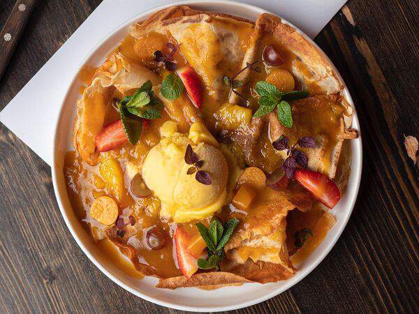 I'm Thankful for Today - Блинчики Сюзетт с манговый мороженным