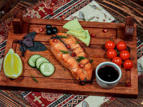 Шашлычный двор - Шашлык из филе семги