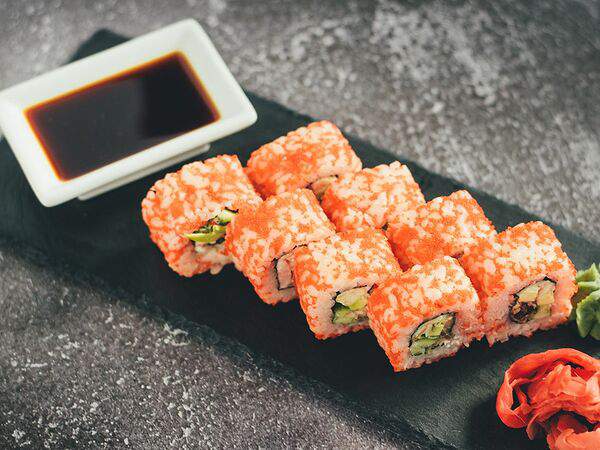 Сашими - Калифорния с креветкой