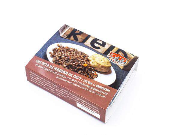 Ред-Буфет - Заморозка Гречка с котлетой из индейки