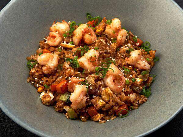 Ramen & Wok - Wok рис с креветками