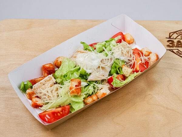 Зачёт Пицца & Бургеры - Салат Цезарь