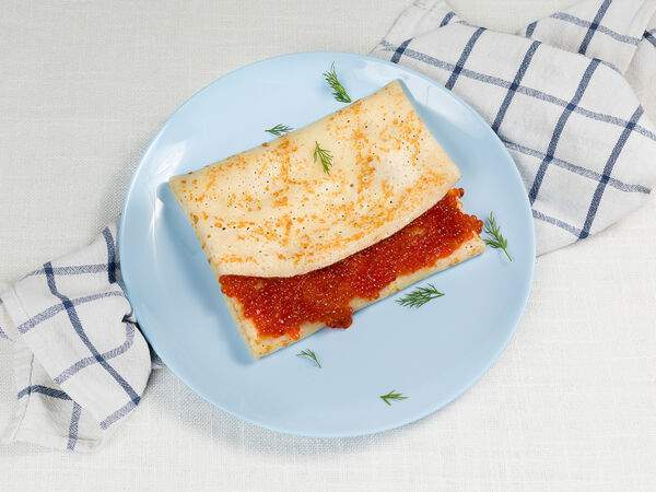 Блин да Мёд - Блин с икрой форели