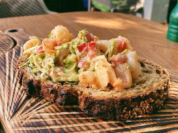 Ресторан и бистро "Чаща" - Брускетта с креветками