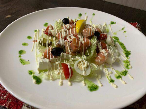 Кавказская пленница - Салат Северная пальмира