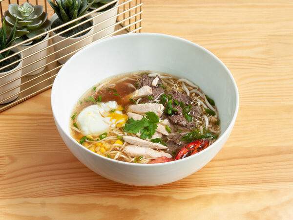 Рамен между нами - Суп Рамен Шой с томленой говядиной и цыпленком