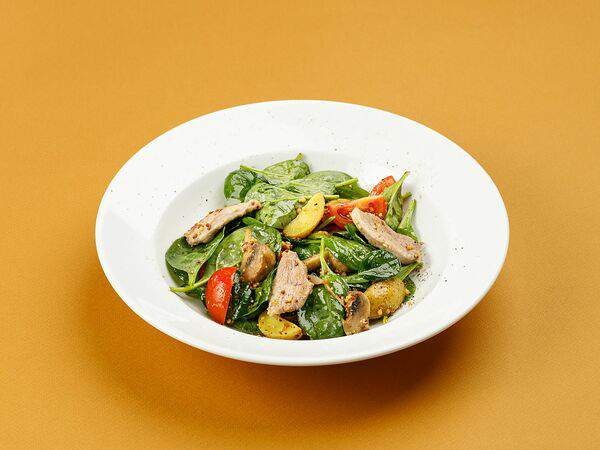 Лось Бистро - Теплый салат с уткой