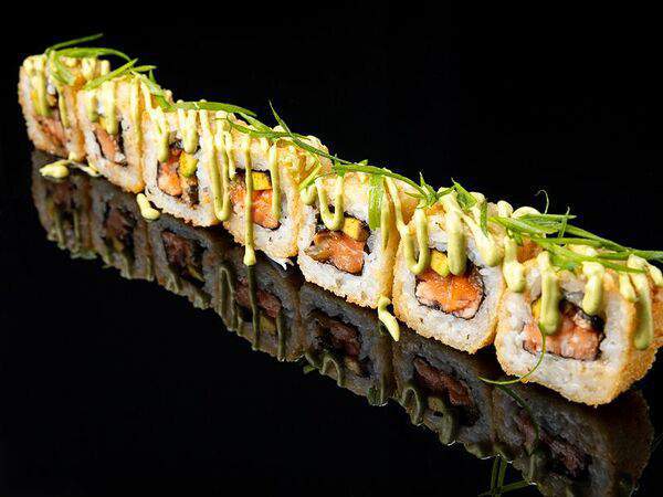 Едаеда - Угорь-лосось темпура