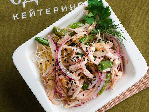 Хотим-едим - Салат Фунчоза с бужениной