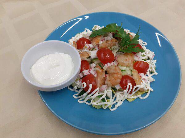 Aquarela Family - Салат с креветками