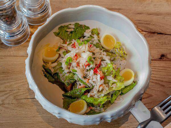 Кусто - Нисуаз с крабом, томаты, трюфель