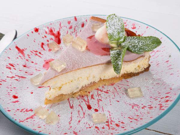 Кафе Будильник - Чизкейк грушевый