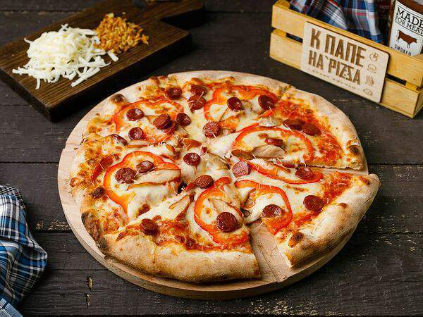 К папе на Pizza - Техас BBQ