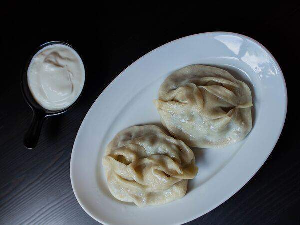 Хачапури и хинкали - Манты с говядиной