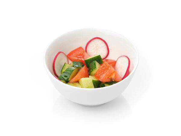 Ближе к делу - Салат из свежих овощей с редисом