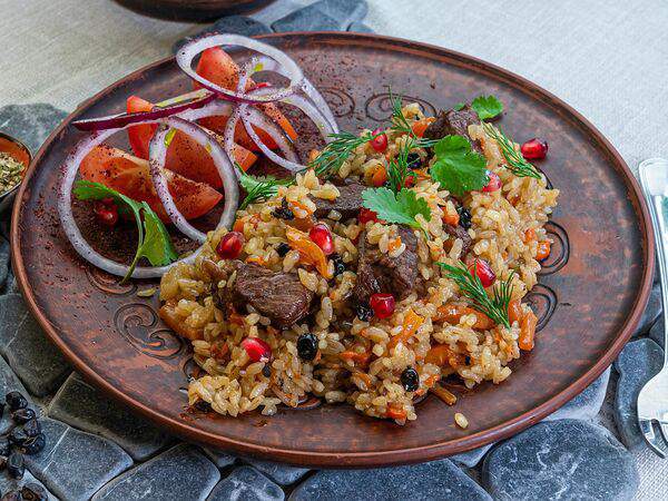 Грузина Мама - Плов по-кавказски с бараниной