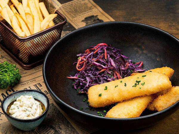 Рыбная мануфактура №1 - Фиш & Чипс с Коул Слоу и картофелем фри
