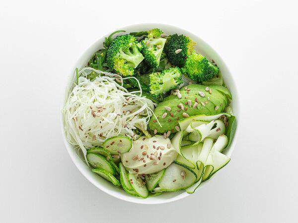 Dopamine Salads & Bowls - С1 авокадо с заправкой Кокосовый тахини