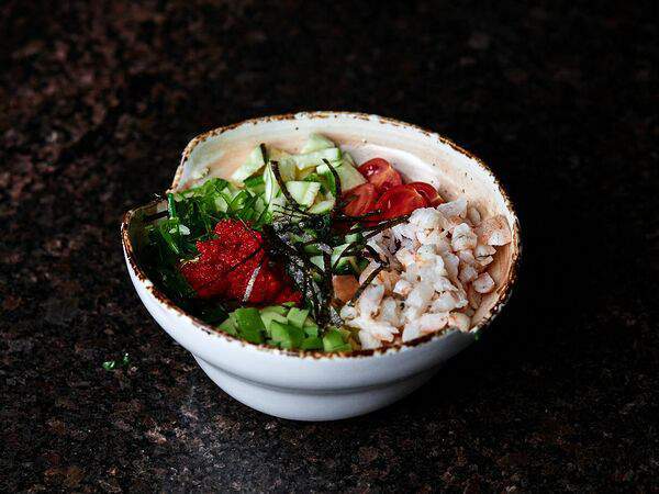 Rocket Pizza - Поке боул с креветкой