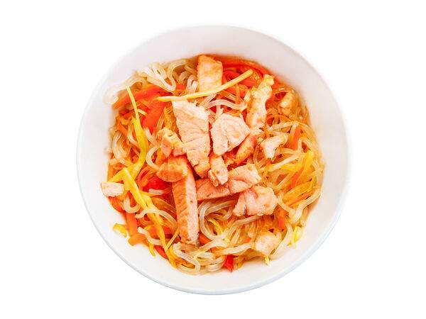 TakaTuki - Вок Стеклянная лапша с лососем