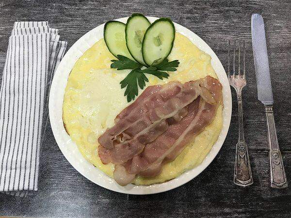 Пельменьок - Омлет с Беконом