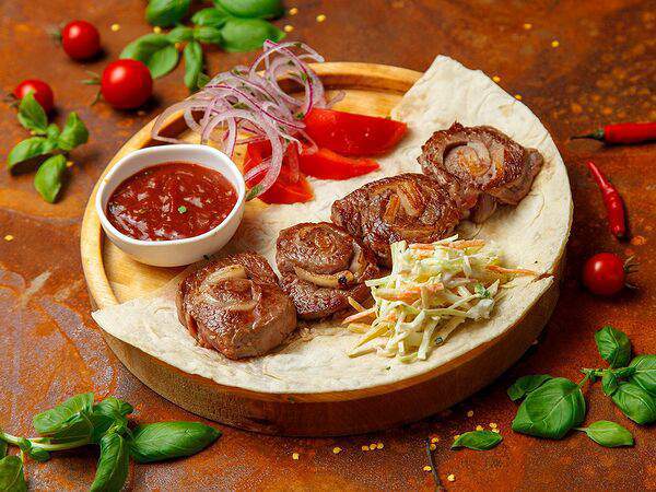 Легенды юга - Рулеты из говяжьей вырезки с курдюком