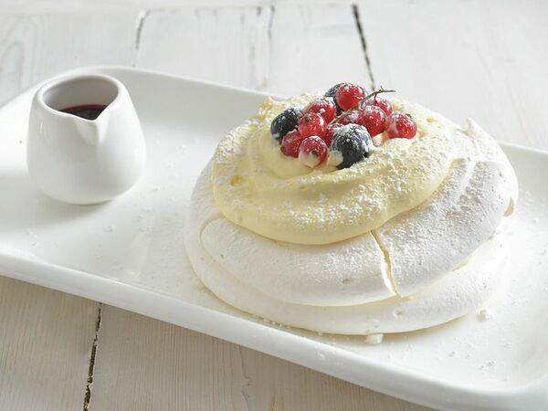 Шоколад - Мега-безе с сырным кремом