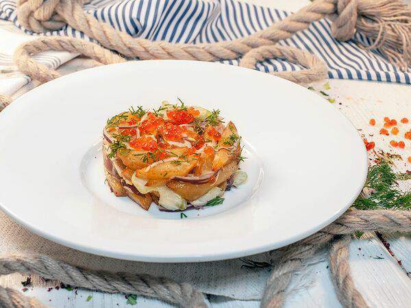 Таки да! - Салат со скумбрией холодного копчения