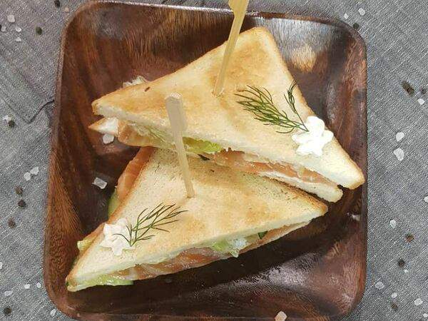 Пельменьок - Тост с Лососем