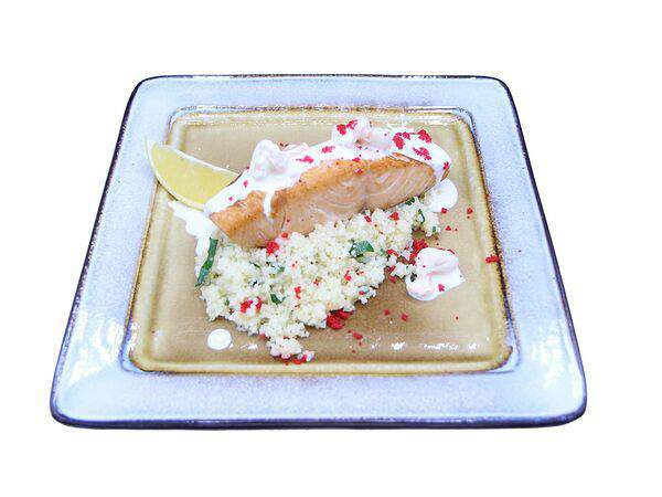 Грильмания - Лосось с кус-кусом