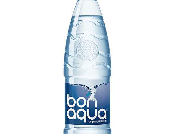 Nravizza - Вода питьевая Бонаква сильно газированная