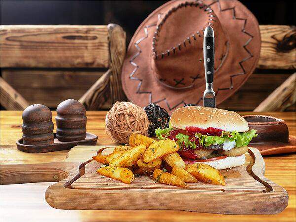 Техас паб - Бургер Апачи с мясом оленя