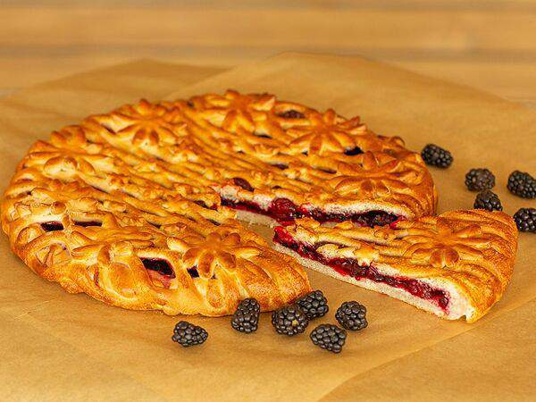 Плюшки Ватрушки - Пирог с натуральной ежевикой