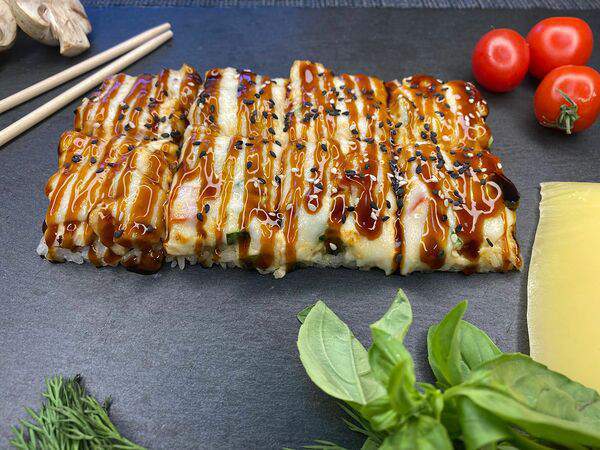 Японосуши - Суши-пицца с крабом