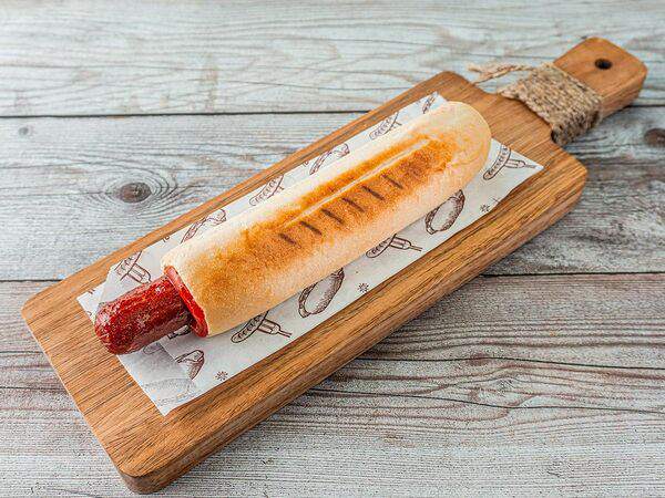 Шаурма, суши, хот-дог - Хот-Дог французский с говяжьей колбаской