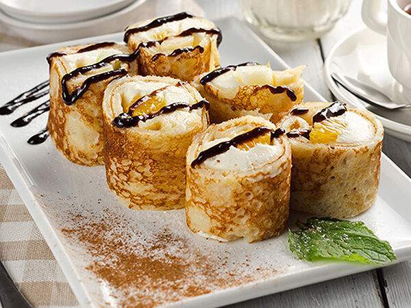 Фудзи - Ролл фруктовый в блинчике