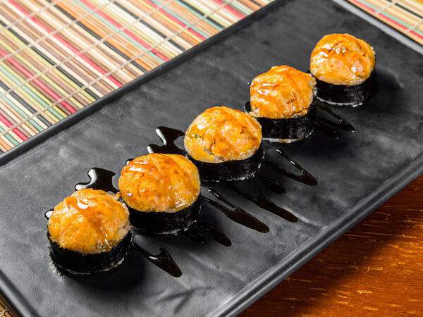 Самба суши - Ролл запеченный Канагава