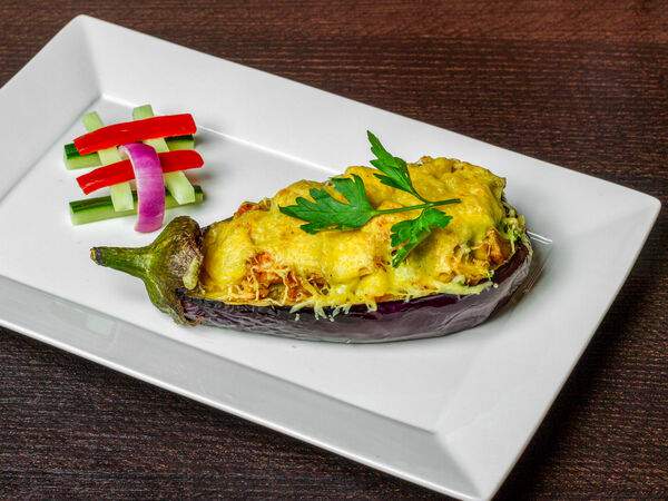 AzianA - Запечённый баклажан с креветками