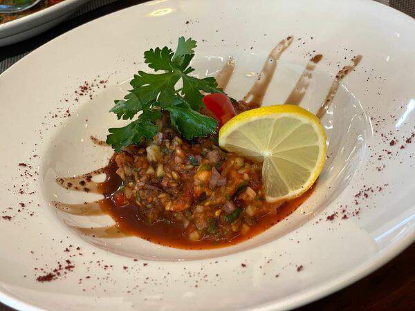 Нуар кебаб - Салат Эзме