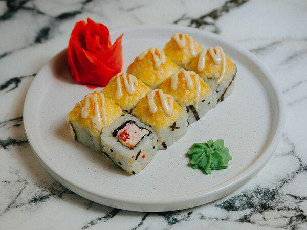 Роллы на районе - Теплый ролл Чикен хани